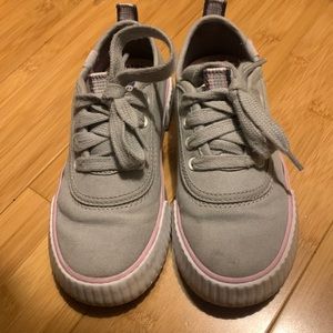 Grey KEDS LITTLE GIRLS SIZE 11